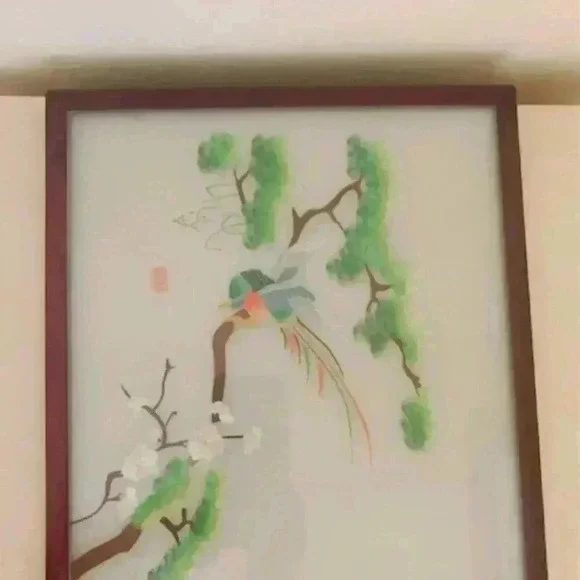 Oriental Silk Embroidery Art - Picture 2 of 8